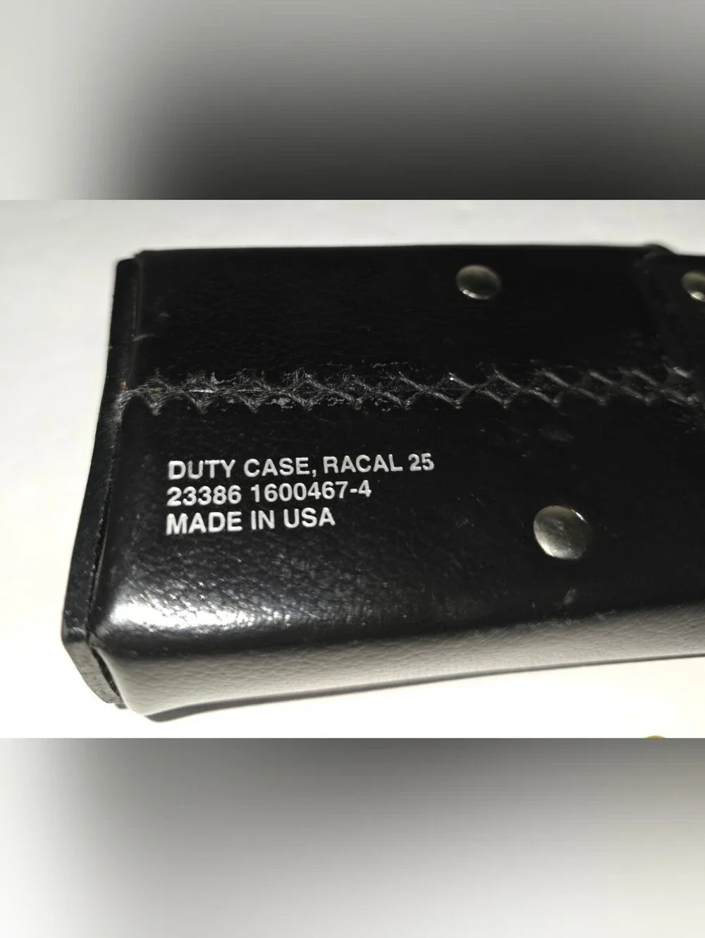 Racal 25 Handheld Radio Leather Duty Case New! Made In The USA Nice